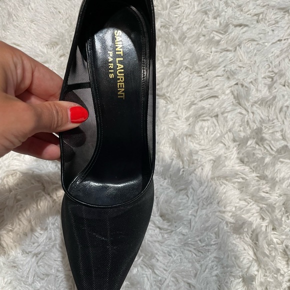 Saint Laurent Anja Mesh Pointed Toe Pump size 39, lightly worn - Picture 13 of 16
